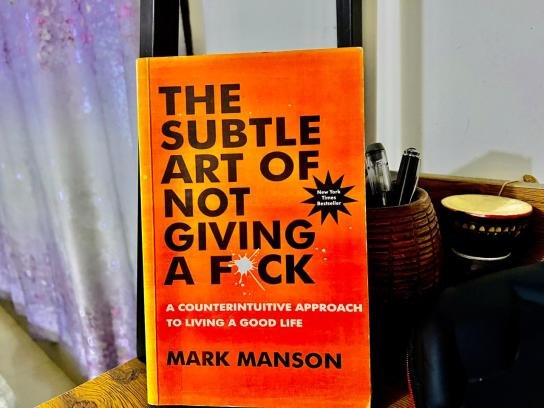 The Subtle Art of Not Giving A F*ck: Not a real book review